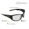Ultrx Sync Safety Glasses, Clear 4137 - alternate 3